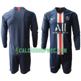 Paris Saint Germain Bambino Maglia Prima 2019/2020 Manica Lunga (+ Pantaloncini)